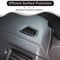 Hirufait 2pcs Dashboard Upper Air Vent Outlet Frame Cover For Honda Pilot 2016-2022 Ridgeline 2017-2023 Passport 2019-2023