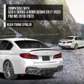 Rear Trunk Spoiler Wing For Bmw G30 5 Series 4 Door Sedan 2017-2023 F90 M5 2018-2023 Lip Glossy Black