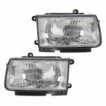 Headlights Headlamps Pair Set For 98-99 Isuzu Honda Amigo Rodeo Passport 