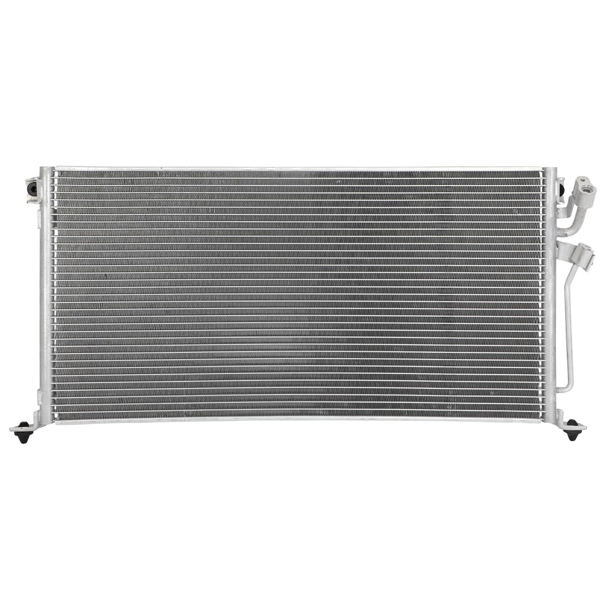 Ac Condenser For 2006 Mitsubishi Lancer Replace 3398 Silver Air Conditioning System Component
