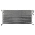 Ac Condenser For 2006 Mitsubishi Lancer Replace 3398 Silver Air Conditioning System Component