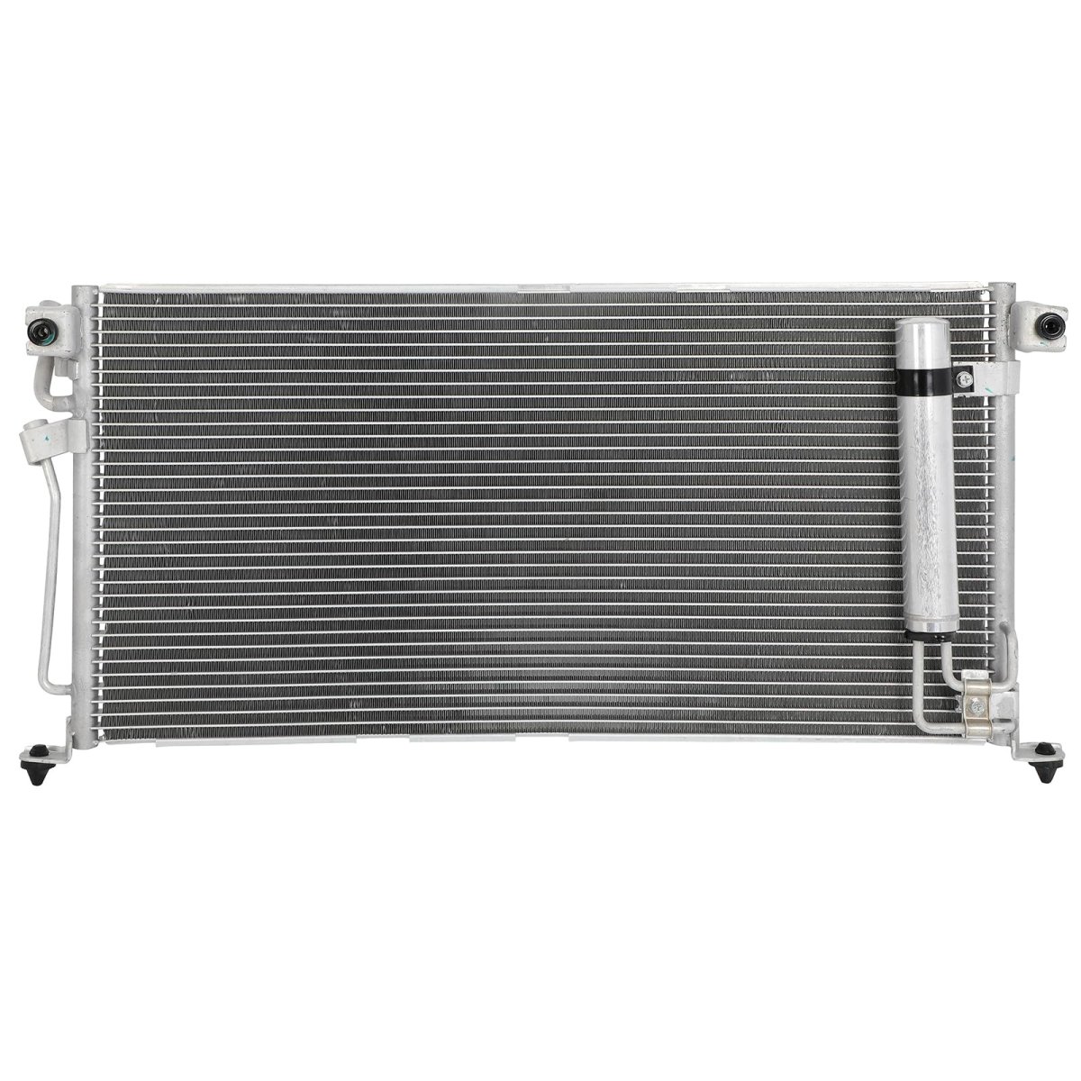 Ac Condenser For 2006 Mitsubishi Lancer Replace 3398 Silver Air Conditioning System Component