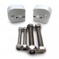 Httmt- Gzsp-zg-029-1 Compatible With Yamah Fjr 1300 2006-2019 Adjust Handlebar Silver Spacers Riser Mount Kit