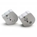 Httmt- Gzsp-zg-029-1 Compatible With Yamah Fjr 1300 2006-2019 Adjust Handlebar Silver Spacers Riser Mount Kit