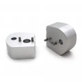 Httmt- Gzsp-zg-029-1 Compatible With Yamah Fjr 1300 2006-2019 Adjust Handlebar Silver Spacers Riser Mount Kit