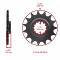 Caltric O-ring Drive Chain Sprockets Kit Compatible With Honda Cb750 Nighthawk 750 1991 1992-2003