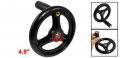 Uxcell 12mm X 125mm Spoked Hand Wheel Black For Milling Machines