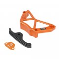 Nicecnc Orange Chain Guaud Cover Case Saver And Sensor Guard Compatible With Ktm 790 890 Adventure S R 2019 2020 2021 2022 2023