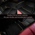 Custom Car Floor Mats Suitable For 99 Truck Suv Car All Weather Personalized Full Coverage Luxury Anti-slip Leather Black Blue