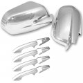 Sizver Chrome Door Mirror Handle Covers For 2007-2011 Honda Cr-v 