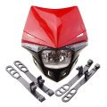 H4 12v 35w Universal Motorcycle Headlight Bulb Halogen Light Replacement For Supermoto Atv Racer Dirt Pit Bike Red 