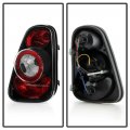 Acanii -for Black 2002-2006 Mini Cooper Tail Lights Rear Brake Lamps Taillights Taillamps Driver Passenger Side 03 04 05