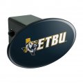 East Texas Baptist University Tigers Logo Oval Tow Hitch Cover Trailer Plug Insert 2