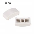 Uxcell 50pcs Tactile Push Button Switch Caps 12 4mmx4 5mm For 8mmx8mm Latching White