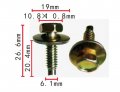 Autobahn88 Hex Head Sems Body Bolt 1 4 -20 X7 8 Compatible With Ford Oem 57030s36 Pack Of 10