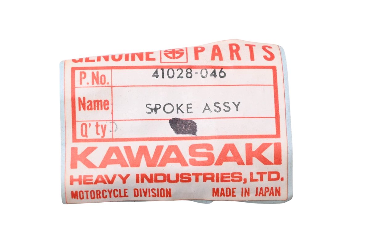 Spoke-assembly With Nipple Rear Outer Genuine Kawasaki Motorcycle Atv Part Rp