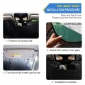 Car Windshield Sunshade Funny Water Frog Foldable Shield Blocks Uv Rays Front Sun Shade