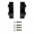 Zcargel Plastic Kayak Paddle Holder Clip Seat With Screw Nut Set For Stand Up Boards Oar Boat Rowing 70 5mm X 44mm