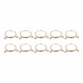 Uxcell Fuel Line Hose Clips 10pcs 40mm Id Fit 41 5-42mm Od 65mn Steel Water Pipe Air Tubing Spring Clamps For Motorcycle