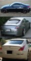 Jdm Painted Glossy Black Rear Window Roof Spoiler Wing Compatible With 2003-2008 Nissan 350z Z33