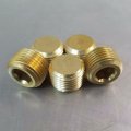 10 Pcs 3 8 In Male Npt Brass Plug Mnpt Allen Key Countersunk Hex Internal Thread Socket Pipe Plugs For Water Gas And Oil
