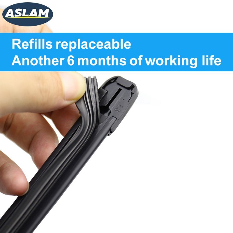 Type G Windshield Wiper Blades 20 In And 18 Set For Front All Season Rubber With Extra Pair Of Refills Hook Mounting