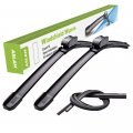 Type G Windshield Wiper Blades 20 In And 18 Set For Front All Season Rubber With Extra Pair Of Refills Hook Mounting
