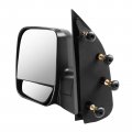 Ocpty Driver Side Mirror For 2003-2013 Ford E-250 Outside Accessories Easy-adjustable Manual Folding Non-heated View