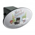 Batman Joker Nice Is Overrated Oval Tow Trailer Hitch Cover Plug Insert