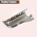 Chrome Rear Bumper End Cap Passenger Side Face Bars Replacement For Ranger 2019-2023 Without Park Assist Sensors Hole