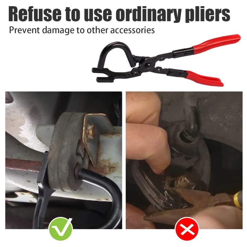 Auceli Exhaust Hanger Removal Tool Rubber Bracket And Separation Pliers Muffler Universal Vehicle Accessories For Car Suv Trunk