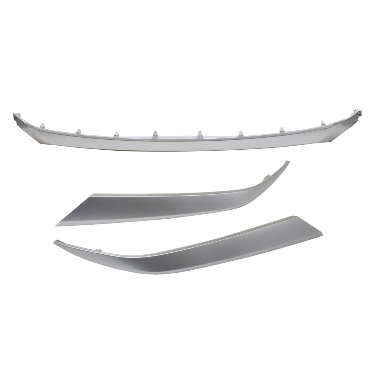 86375s2010 3pcs Front Grille Headlight Molding Dark Chrome 86375-s2010 86375 S2010 For Hyundai Santa Fe 2019-2021
