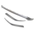 86375s2010 3pcs Front Grille Headlight Molding Dark Chrome 86375-s2010 86375 S2010 For Hyundai Santa Fe 2019-2021