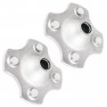 Caltric 2 Rear Axle Wheel Hub Compatible With Honda Trx300 Trx300fw Fourtrax 300 2x4 4x4 1988-1992