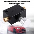 Qiilu Hydraulic Park Lock Line Manual Brake Pressure Holder For Disc Drum1 8 Npt Cars Trucks