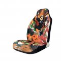 Mioolkt Cowboy Anime Bebop Car Seat Covers Auto Protectors Durable Quality Front Cushion Cover Universal Fit Automotive Vehicle 