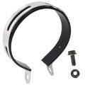 Minho Universal Motorcycle Exhaust Clamps In Stainless Steel Material 1 Piece Bracket Clip Hanger For Most Motorcyel Scooter 