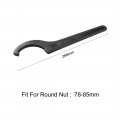 Uxcell C Hook Spanner Wrench Collet Chuck For 78-85mm Round Nut