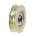 Uxcell Sliding Door Roller U Groove 6 4mm Shaft Hole 32mm Diameter Bearing Steel Pack Of 4