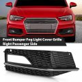 G-plus Fog Light Lamp Chrome Cover Bezel Right Side Compatible With Audi A4 S-line S4 2013-2015 Only Fit For Bumpers Not
