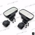 Httmt- 7 2 Inch Mirror Set Utv Side View High Impact Break Away Convex 1 5 8 Roll Cage