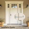 Uxcell 3 Inch Cabin Hook Eye Latch Privacy Door Lock Plating Finish For Gate Shutters Window Slide Barn 4 Pack Silver