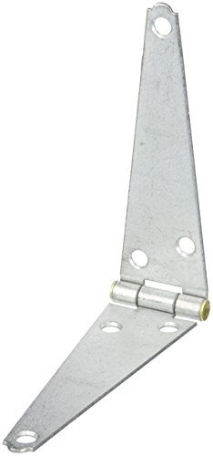 National Hardware N127-795 V280 Light Strap Hinges In Galvanized 2 Pack