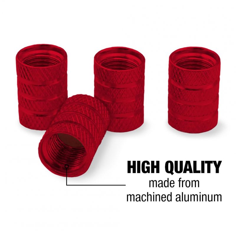 Marlin Fishing Illustration Valve Stem Caps For Tire Rim Wheel Red Aluminum Schrader Type Air Covers 4 Pieces 0 55 In Tall