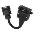 Trailer Adapter Converts 7 Pin Flat Male Plug To 12 Female Socket Connector Enables Compatibility Between Different Wiring