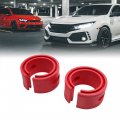 Uxcell 2pcs Red Type-a Car Shock Automobile Protection Rubber Power Cushion Buffer