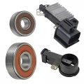 Maniacem Alternator Rebuild Kit For 1994-1996 Nissan 300zx Wo Turbo Lr180-734 Voltage Regulator Brushes Bearings 13534rk 