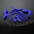 Silicone Radiator Coolant Tube Kit Clamps For 1996-2000 Subaru Impreza Gc8 Gf8 Sti Ej20 Wrx Blue 