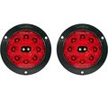 Led Round Hi Visibility Stop Turn Tail Lights With Reverse For Trucks Trailers And Rvs Flange Mount T45 Model 2 Pack Includes