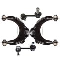 4-piece Upper Control Arm Sway Bar End Link Fit 2004-2008 For Acura Tsx 2003-2007 Honda Accord 